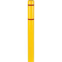 Polyethylene Bollard Covers, 4-1/2" Dia. x 52" L, Yellow Sidevic Inc.