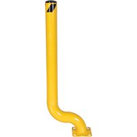 Borne d&eacute;sax&eacute;e, Acier, 54" h x 4-1/2" la, Jaune Sidevic Inc.