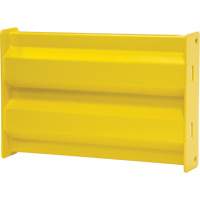 Barri&egrave;re de s&eacute;curit&eacute; de qualit&eacute; industrielle, Acier, 19" lo x 12" h, Jaune s&eacute;curit&eacute; OSHA Sidevic Inc.