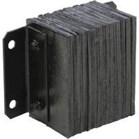 Laminated Dock Bumper, Horizontal, Rubber, 12" W x 6" D x 10" H Sidevic Inc.