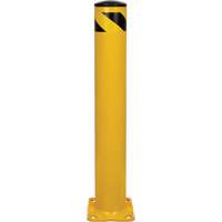 Butoir de s&eacute;curit&eacute;, Acier, 36" h x 5-1/2" la, Jaune Sidevic Inc.