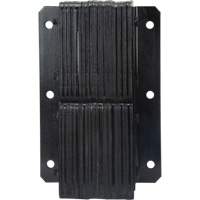 Laminated Dock Bumpers, Vertical, Rubber, 11" W x 4" D x 20" H Sidevic Inc.