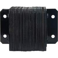 Laminated Dock Bumpers, Horizontal, Rubber, 12" W x 4" D x 10" H Sidevic Inc.
