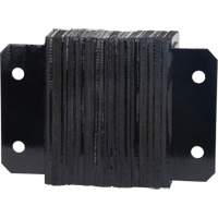 Laminated Dock Bumpers, Horizontal, Rubber, 12" W x 4" D x 10" H Sidevic Inc.