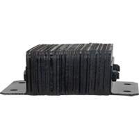 Laminated Dock Bumpers, Horizontal, Rubber, 12" W x 4" D x 10" H Sidevic Inc.
