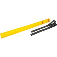 Polyethylene Bollard Cover, 4-1/2" Dia. x 64" L, Red/Yellow Sidevic Inc.