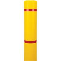 Polyethylene Bollard Cover, 4-1/2" Dia. x 64" L, Red/Yellow Sidevic Inc.