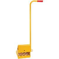 Ice Chock with Ergonomic Handle, Steel, Yellow, 8-1/16" W x 10-5/8" D x 8-13/16" H Sidevic Inc.