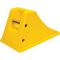Cales de roue avec surface antid&eacute;rapante en aluminium, Polyur&eacute;thane, Jaune s&eacute;curit&eacute; OSHA, 11-1/4" la x 21" p x 12-1/4" h Sidevic Inc.