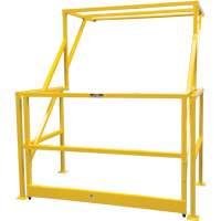Mezzanine Safety Gate, 70" L x 77" H, 78" Raised, Yellow Sidevic Inc.
