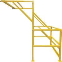 Mezzanine Safety Gate, 70" L x 77" H, 78" Raised, Yellow Sidevic Inc.