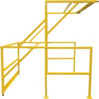 Mezzanine Safety Gate, 70" L x 77" H, 78" Raised, Yellow Sidevic Inc.