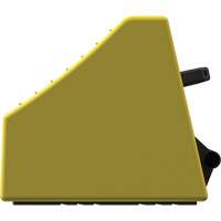 Checkers Safety Heavy-Duty Ultra Class Mining Wheel Chock, HDPE, Yellow, 14-1/2" W x 17-1/2" D x 16" H Sidevic Inc.