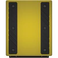 Checkers Safety Heavy-Duty Ultra Class Mining Wheel Chock, HDPE, Yellow, 14-1/2" W x 17-1/2" D x 16" H Sidevic Inc.