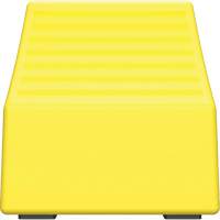 Checkers Safety Heavy-Duty Ultra Class Mining Wheel Chock without Bracket, HDPE, Yellow, 14-1/2" W x 17-1/2" D x 16" H Sidevic Inc.