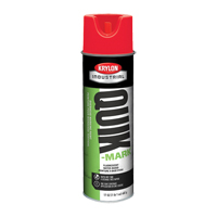 Peinture de marquage industrielle &agrave; base d'eau pour le travail en hauteur Quik-Mark, 17 oz, Canette a&eacute;rosol Sidevic Inc.