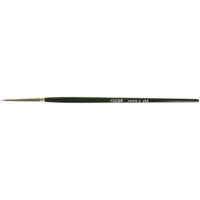 Pinceau d'artiste, Largeur de la brosse de 3/32", Martre rouge, Manche &agrave; Bois Sidevic Inc.