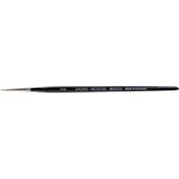 Round Artist Brush, #2/0 Brush Width, Synthetic, Wood Handle Sidevic Inc.