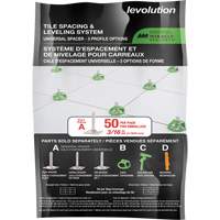 Cales d'espacement universelles Miracle Sealants Levolution Sidevic Inc.