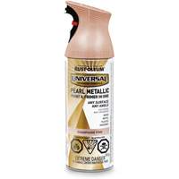 Couche de fond et rev&ecirc;tement perl&eacute; &agrave; vaporiser Universal, Rose champagne, M&eacute;tallique, Canette a&eacute;rosol Sidevic Inc.