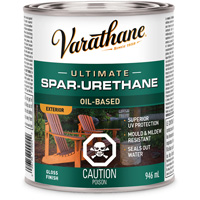 Rev&ecirc;tement &agrave; fini diamant pour bois Varathane, 946 ml, Transparent, Brillant Sidevic Inc.