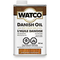 Huile danoise Watco, 947 ml, Noyer fonc&eacute;, Transparent Sidevic Inc.