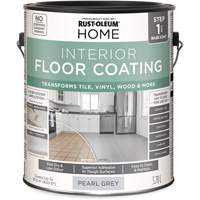 Couche de fond pour syst&egrave;me de rev&ecirc;tement de plancher int&eacute;rieur &agrave; la maison, 3,78 L, &agrave; l'eau, Tr&egrave;s mat, Gris Sidevic Inc.