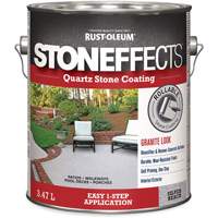 Rev&ecirc;tement &agrave; base de pierre de quartz Stoneffects, 3,78 L, &agrave; l'eau, Textur&eacute;, Gris Sidevic Inc.