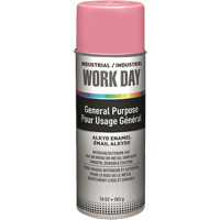 Industrial Work Day Paint, Pink, Gloss, 10 oz., Aerosol Can Sidevic Inc.