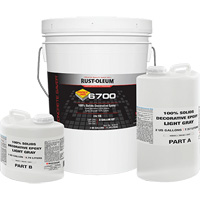 6700 100% Solids Decorative Epoxy, 3 gal., Epoxy-Based, High-Gloss, Grey Sidevic Inc.