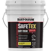 SafeTex&reg; Easy-Tread Acrylic Coating, 4 gal., Water-Based, Flat/Textured, Yellow Sidevic Inc.