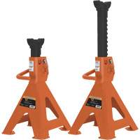 872B Jack Stands, Locking Handle/Ratchet, 12 Ton(s) Capacity, 19-1/4" - 28-1/3" H Sidevic Inc.