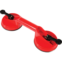 Ventouses de levage manuel - Ventouses doubles, 66 lb Capacit&eacute;, 4-5/8", Levier, 13" Longueur de la manche Sidevic Inc.