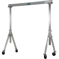 Grue mobile ajustable en aluminium, 10' lo, Capacit&eacute; 6000 lb (3 tonnes) Sidevic Inc.