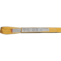 Nylon Slings, Double Ply, Double Eye, Type 3, 4" W x 3' L, 11000 lbs. Vertical Load Limit Sidevic Inc.
