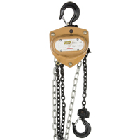 Heavy-Duty Gold Series Chain Hoist, 10' Lift, 1000 lbs. (0.5 tons) Capacity, Alloy Steel Chain Sidevic Inc.