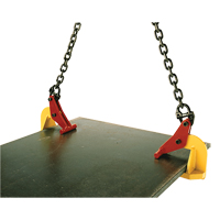 Pince de levage pour plaques horizontales Topal TLH1 0-60, 2200 lb (1,1 tonne) max., M&acirc;choires 0" - 2-3/8" Sidevic Inc.