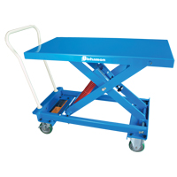 MobiLeveler&reg; Mobile Self-Levelling Scissor Lift Work Table, 27-3/5" L x 17-4/5" W, Steel, 220 lbs. Capacity Sidevic Inc.