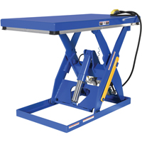 Hydraulic Scissor Lift Table, Steel, 60" L x 30" W, 3000 lbs. Cap. Sidevic Inc.