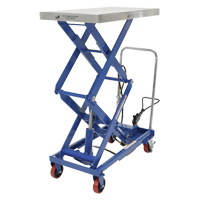 Pneumatic Hydraulic Scissor Lift Table, Steel, 35-1/2" L x 20" W, 800 lbs. Cap. Sidevic Inc.
