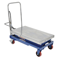 Pneumatic Hydraulic Scissor Lift Table, Steel, 35-1/2" L x 20" W, 800 lbs. Cap. Sidevic Inc.