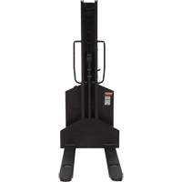 Narrow Mast Powered Lift Stacker, Electric Operated, 1000 lbs. Capacity, 63" Max Lift Sidevic Inc.