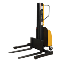 Narrow Mast Powered Lift Stacker, Electric Operated, 1500 lbs. Capacity, 98" Max Lift Sidevic Inc.