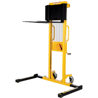 Manual Stacker, Hand Winch Operated, 770 lbs. Capacity, 60" Max Lift Sidevic Inc.