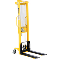 Manual Stacker, Hand Winch Operated, 770 lbs. Capacity, 60" Max Lift Sidevic Inc.