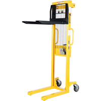 Manual Stacker, Hand Winch Operated, 770 lbs. Capacity, 60" Max Lift Sidevic Inc.