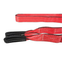 Polyester Sling, Double Ply, Twisted Eye, Type 4, 3'' W x 8' L, 8800 lbs. Vertical Cap. Sidevic Inc.