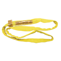 &eacute;lingue de levage en polyester ronde, Jaune, 2-1/2" la x 3' lo, 9000 lb Charge verticale Sidevic Inc.