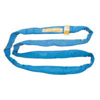 &eacute;lingue de levage en polyester ronde, Bleu, 4" la x 6' lo, 23 000 lb Charge verticale Sidevic Inc.