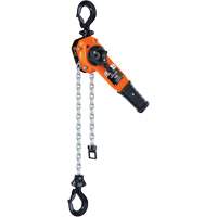 Series 653-A Ratchet Lever Hoist, 5' Lift, 1500 lbs. (0.75 tons) Capacity, Steel Chain Sidevic Inc.